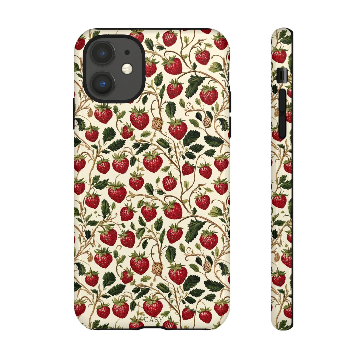 Enchanted Strawberry Patch | Botanical Phone Case