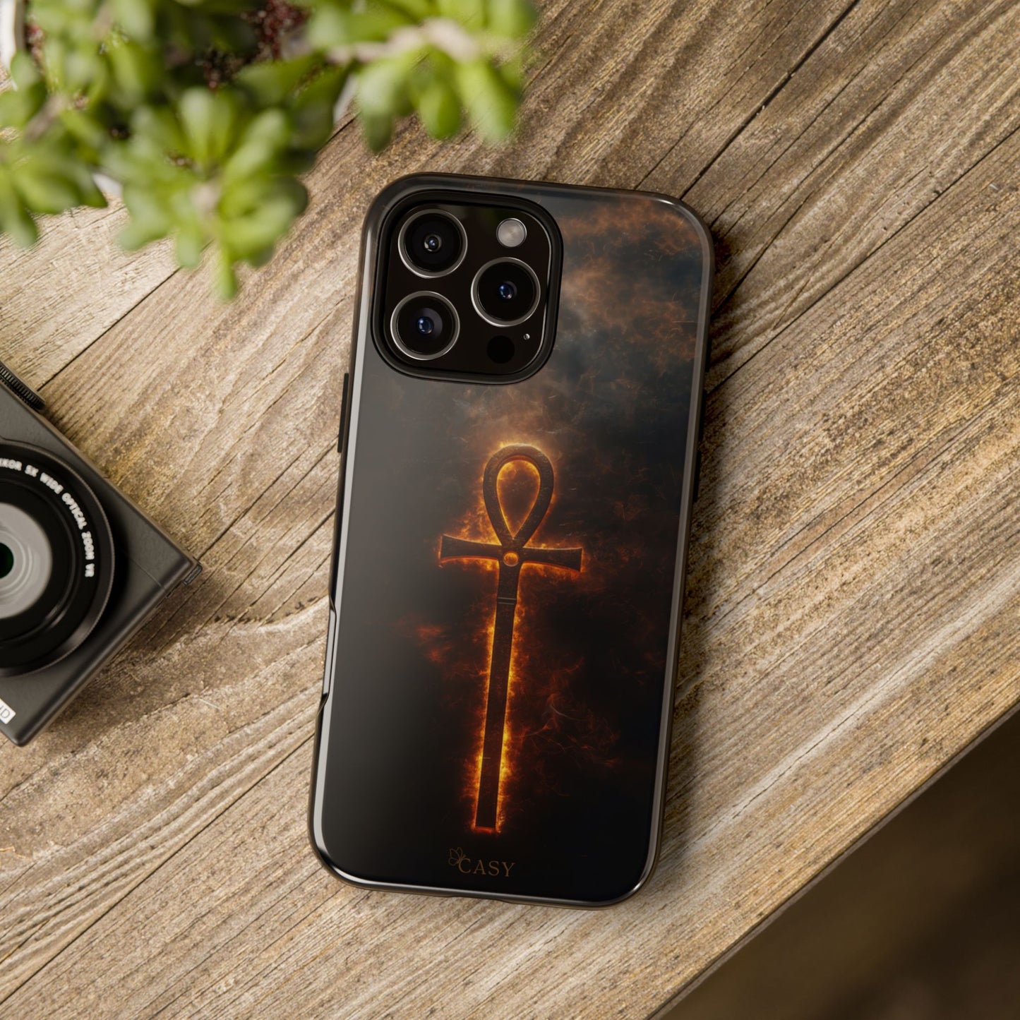 Burning Ankh | Mystic Phone Case