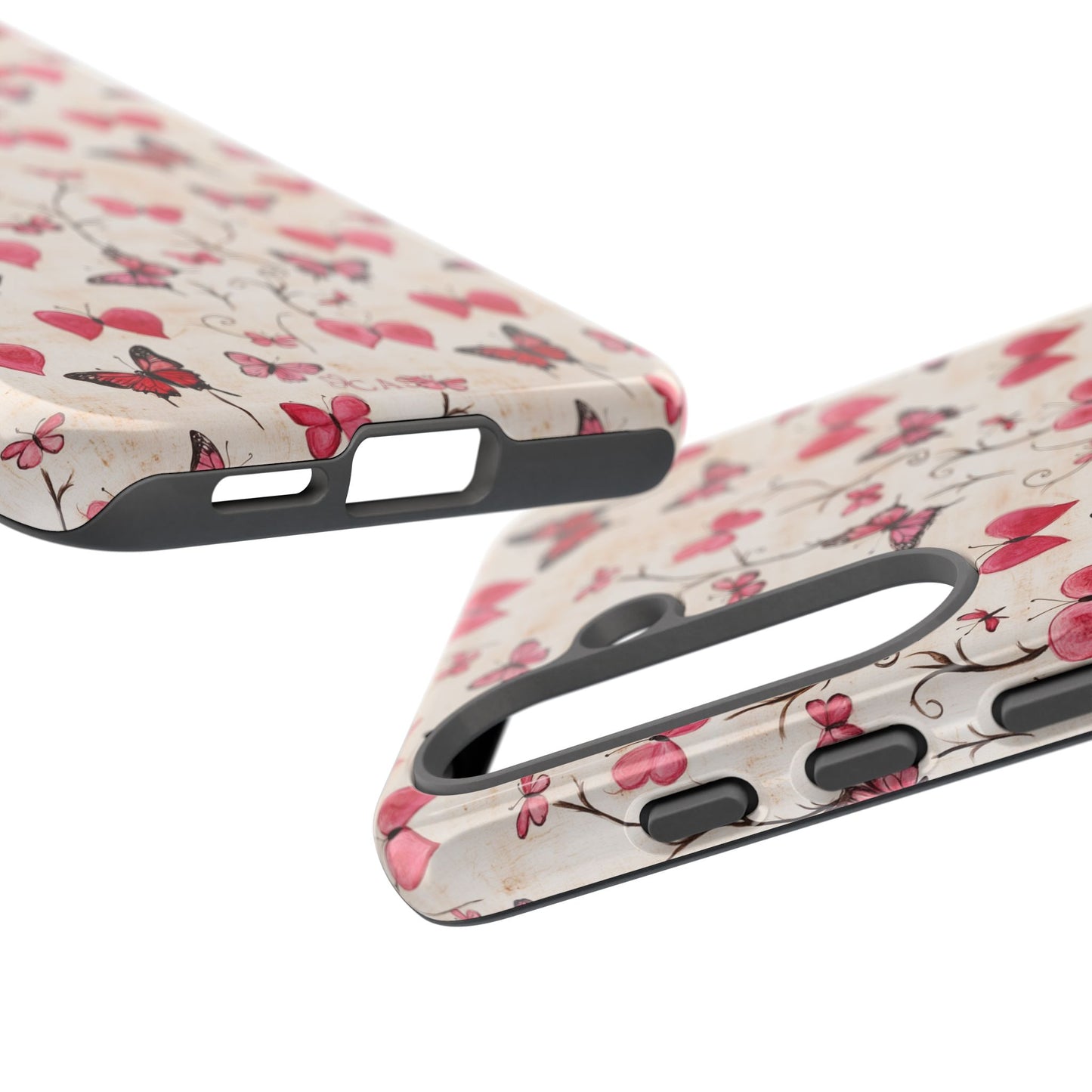 Pink Hearts & Butterflies | Love in Flight Phone Case