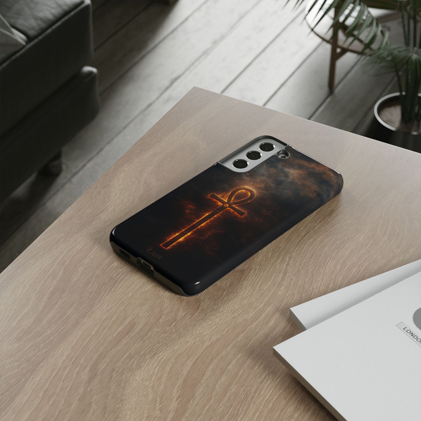 Burning Ankh | Mystic Phone Case