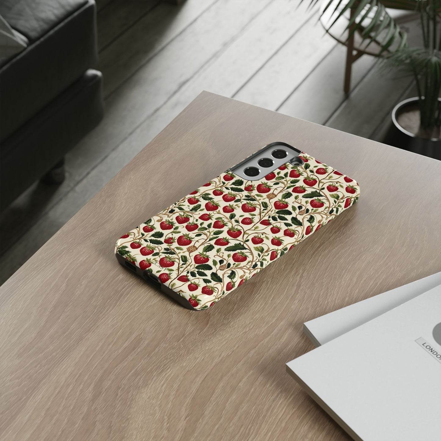 Enchanted Strawberry Patch | Botanical Phone Case
