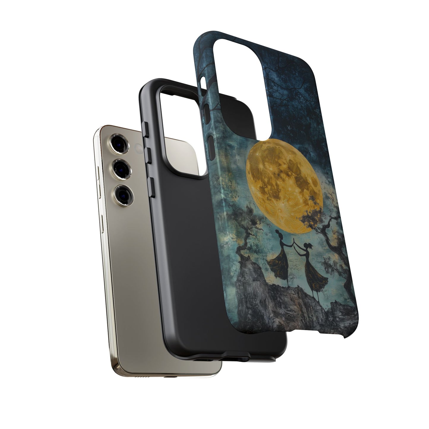 Moonrise Rendezvous | Moon Sisters Phone Case