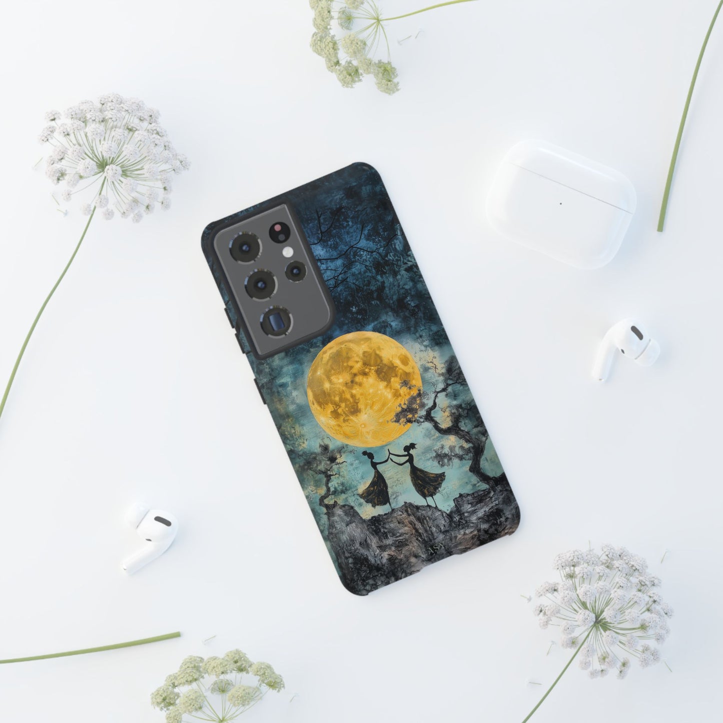 Moonrise Rendezvous | Moon Sisters Phone Case