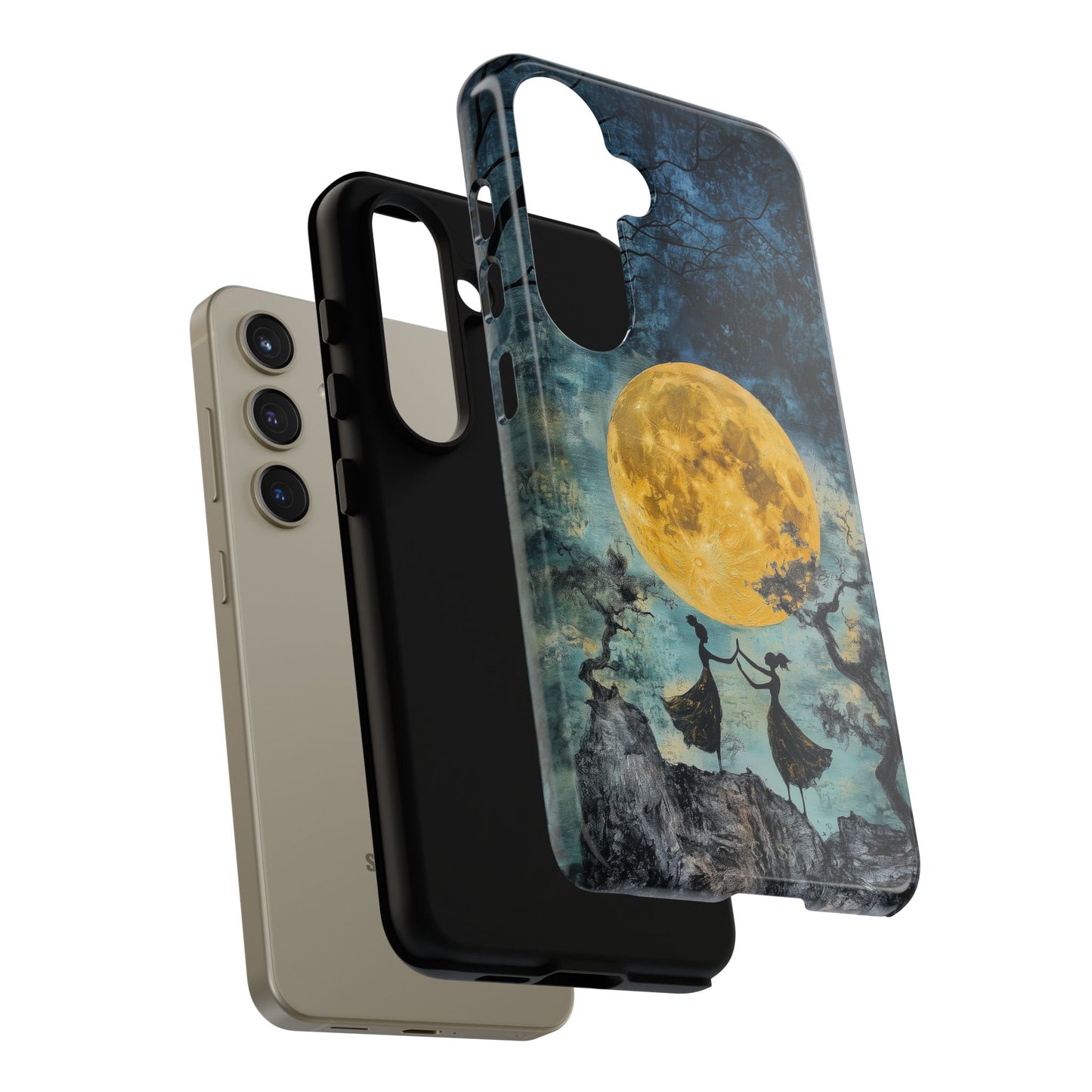 Moonrise Rendezvous | Moon Sisters Phone Case