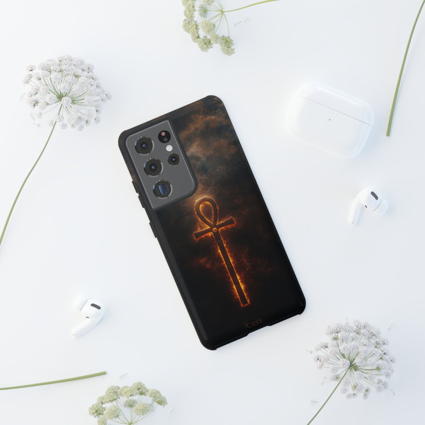 Burning Ankh | Mystic Phone Case