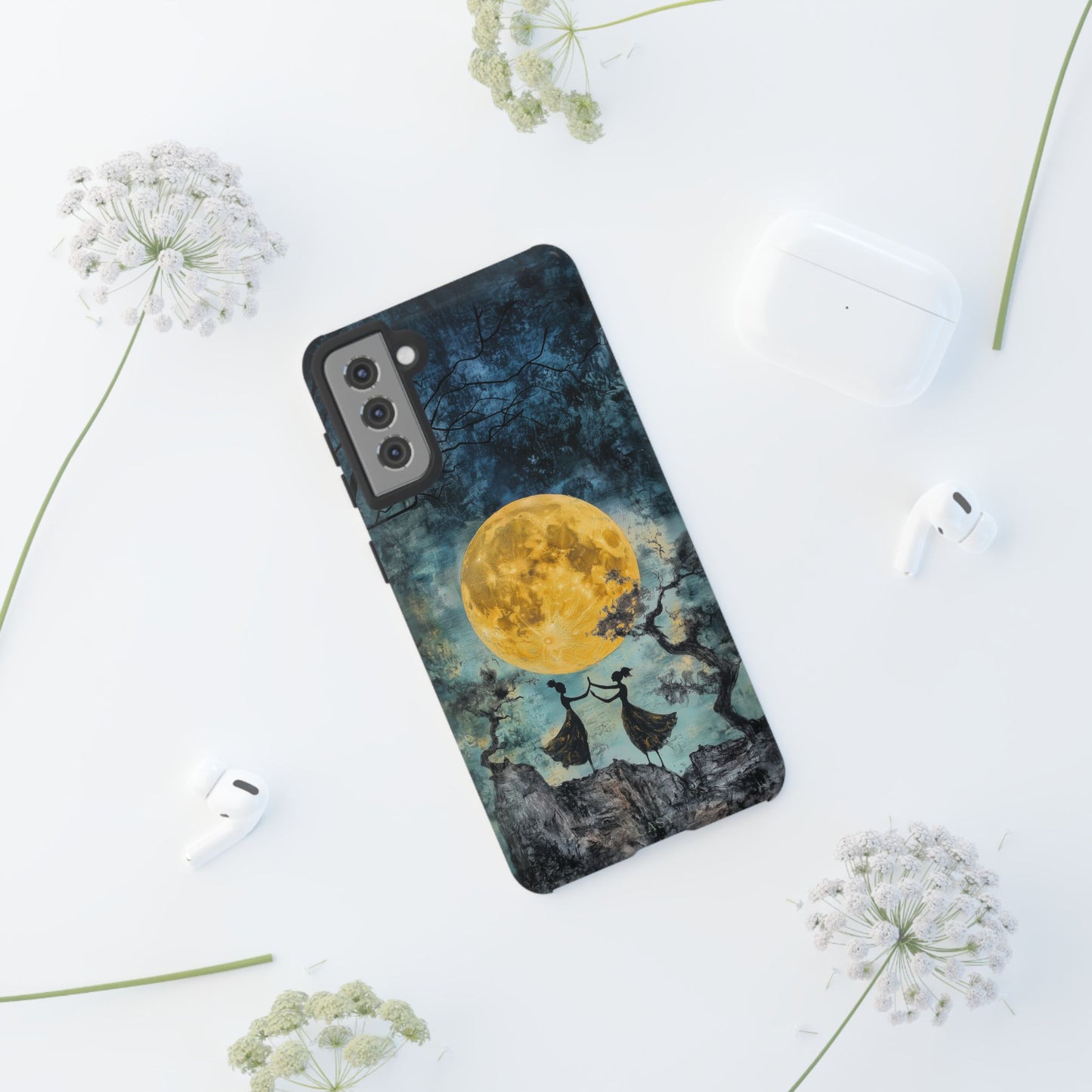Moonrise Rendezvous | Moon Sisters Phone Case