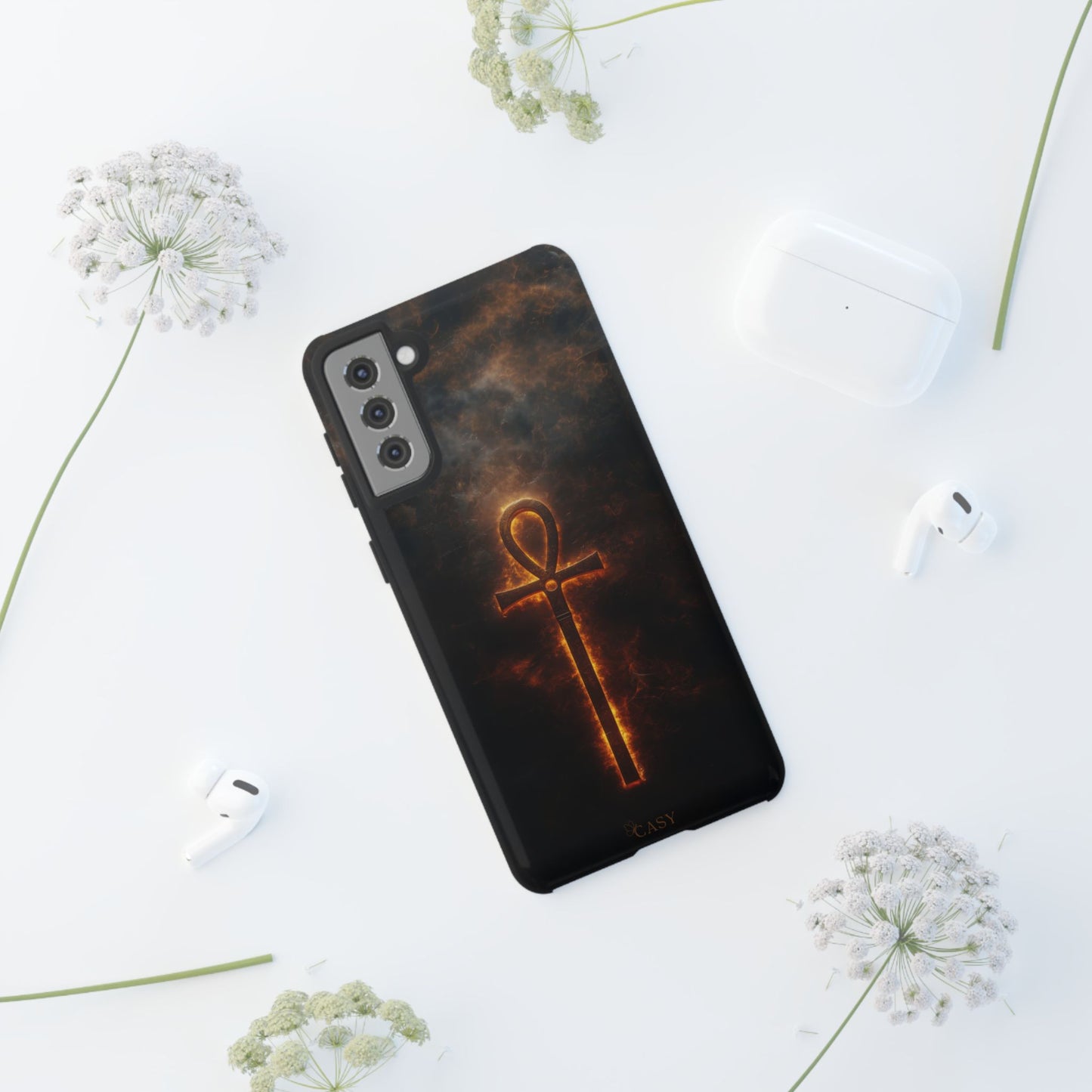 Burning Ankh | Mystic Phone Case