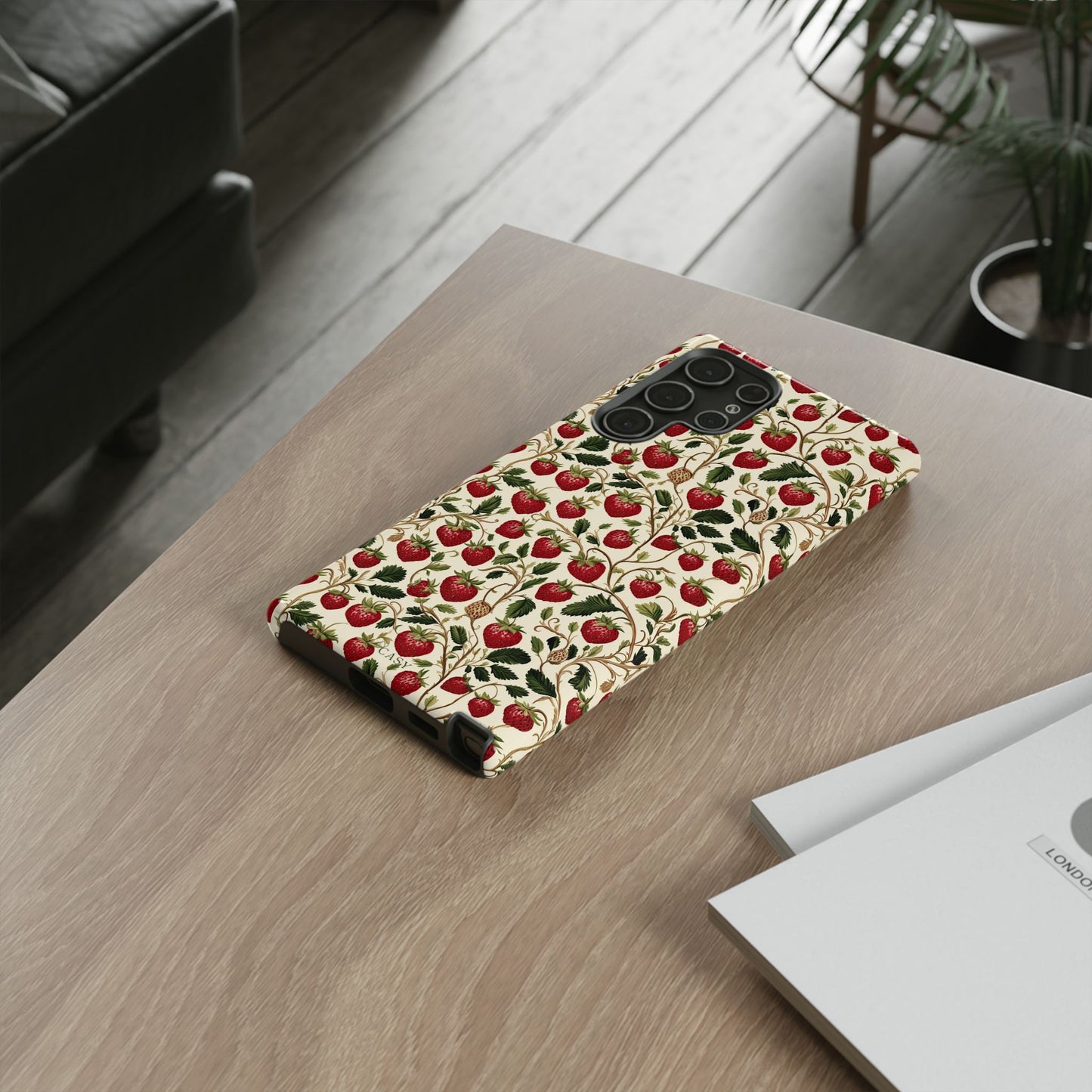 Enchanted Strawberry Patch | Botanical Phone Case
