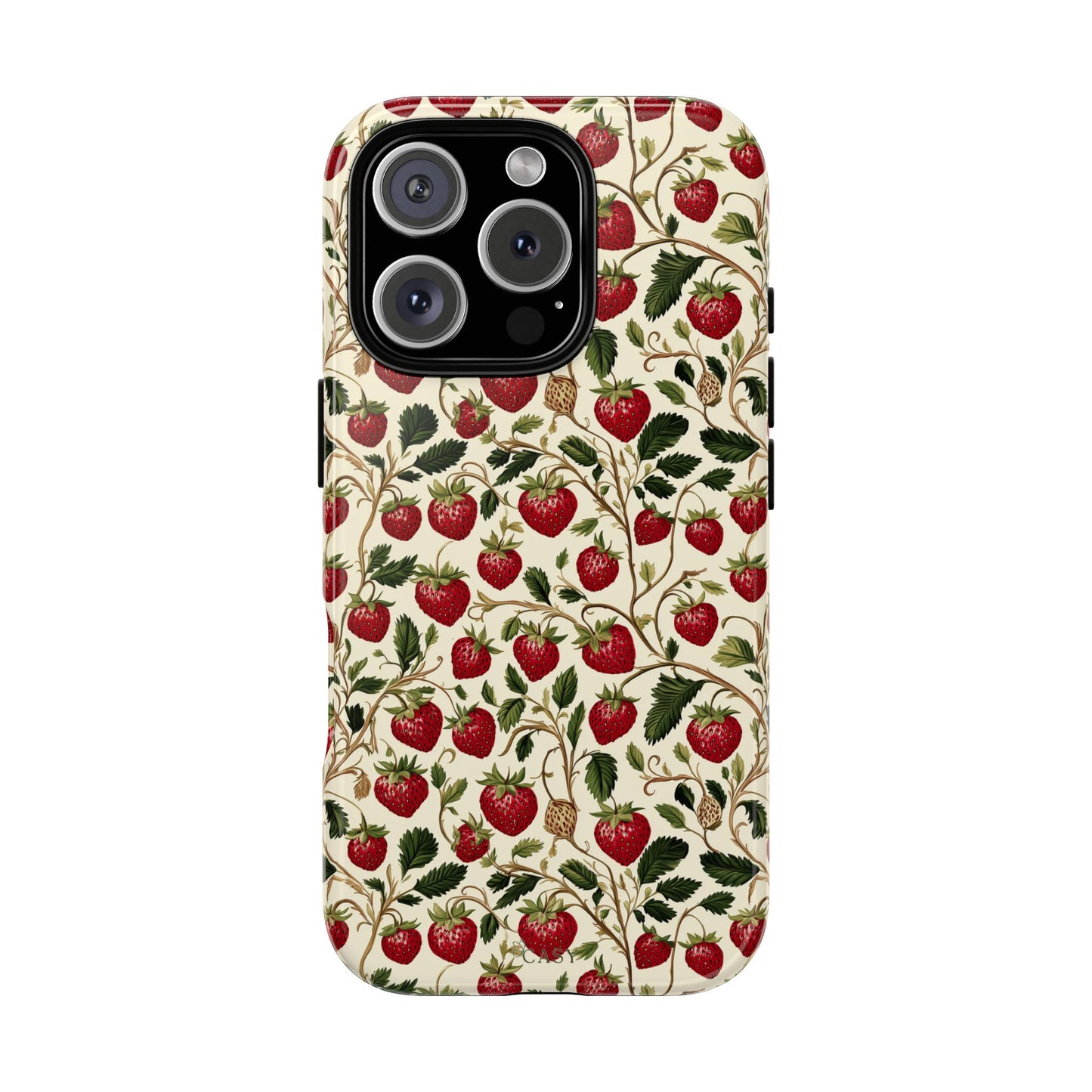 Enchanted Strawberry Patch | Botanical Phone Case
