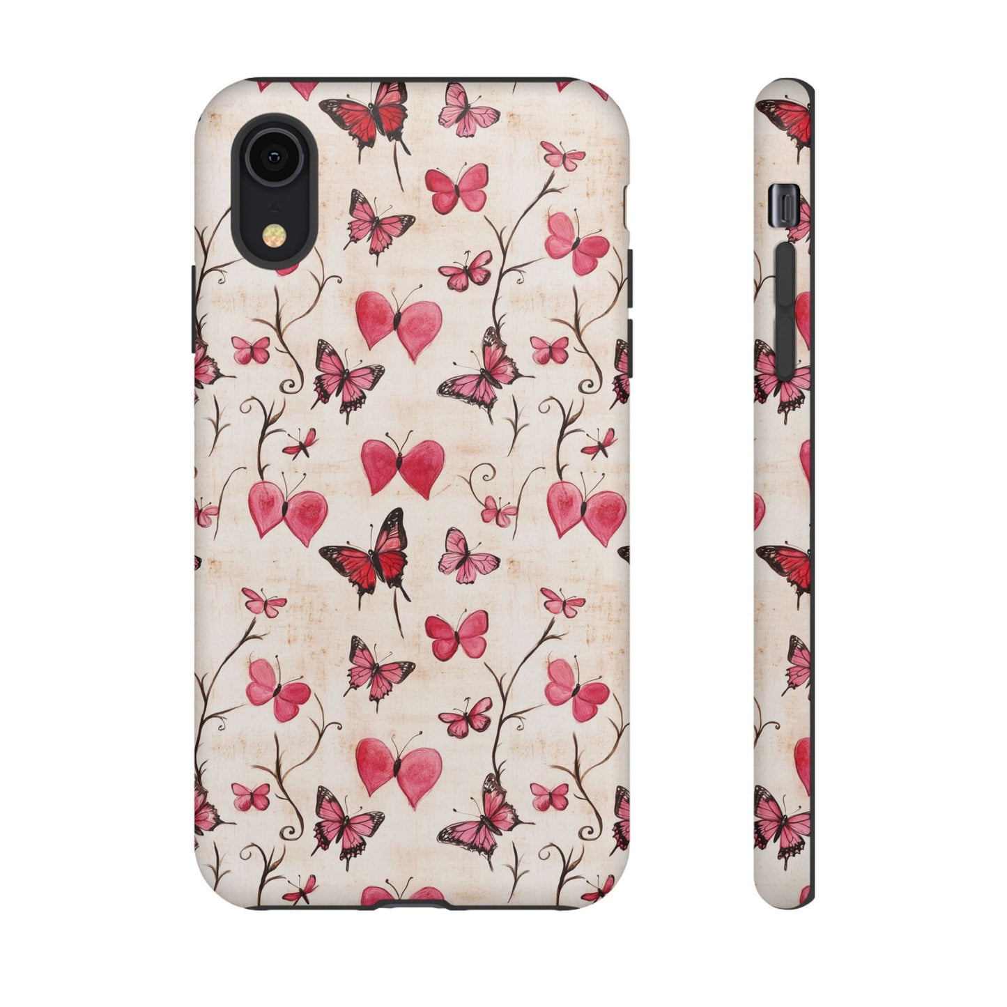 Pink Hearts & Butterflies Case