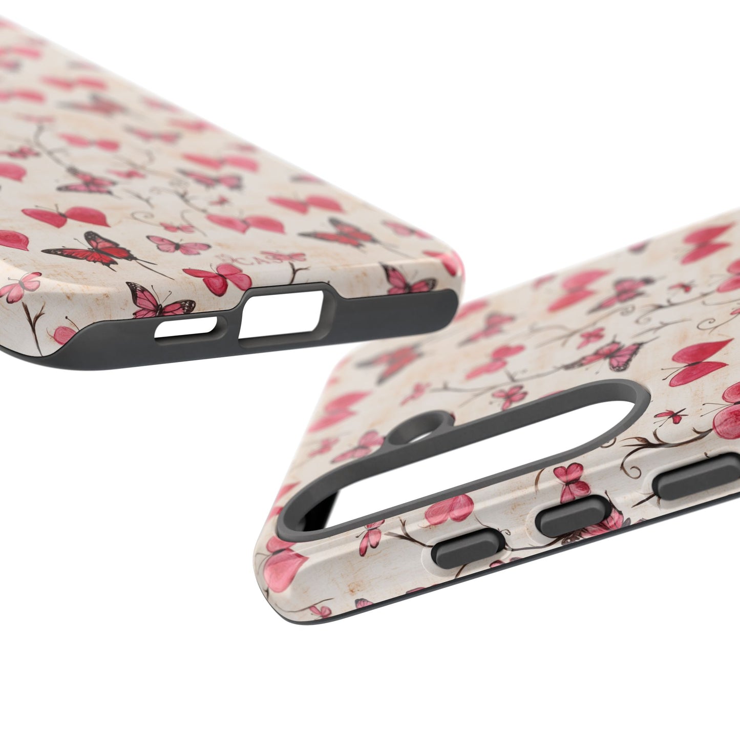 Pink Hearts & Butterflies | Love in Flight Phone Case