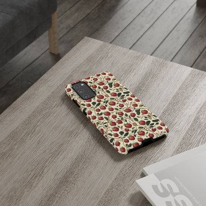 Enchanted Strawberry Patch | Botanical Phone Case