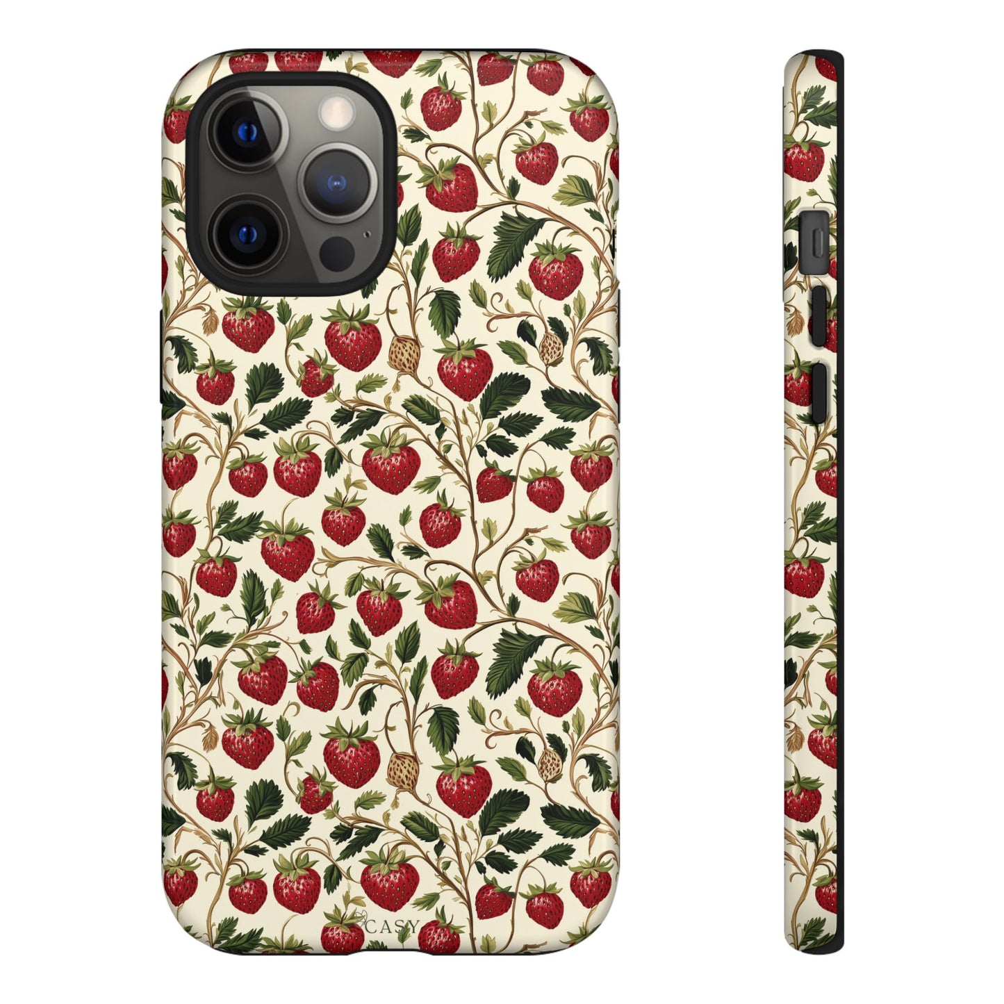 Enchanted Strawberry Patch | Botanical Phone Case