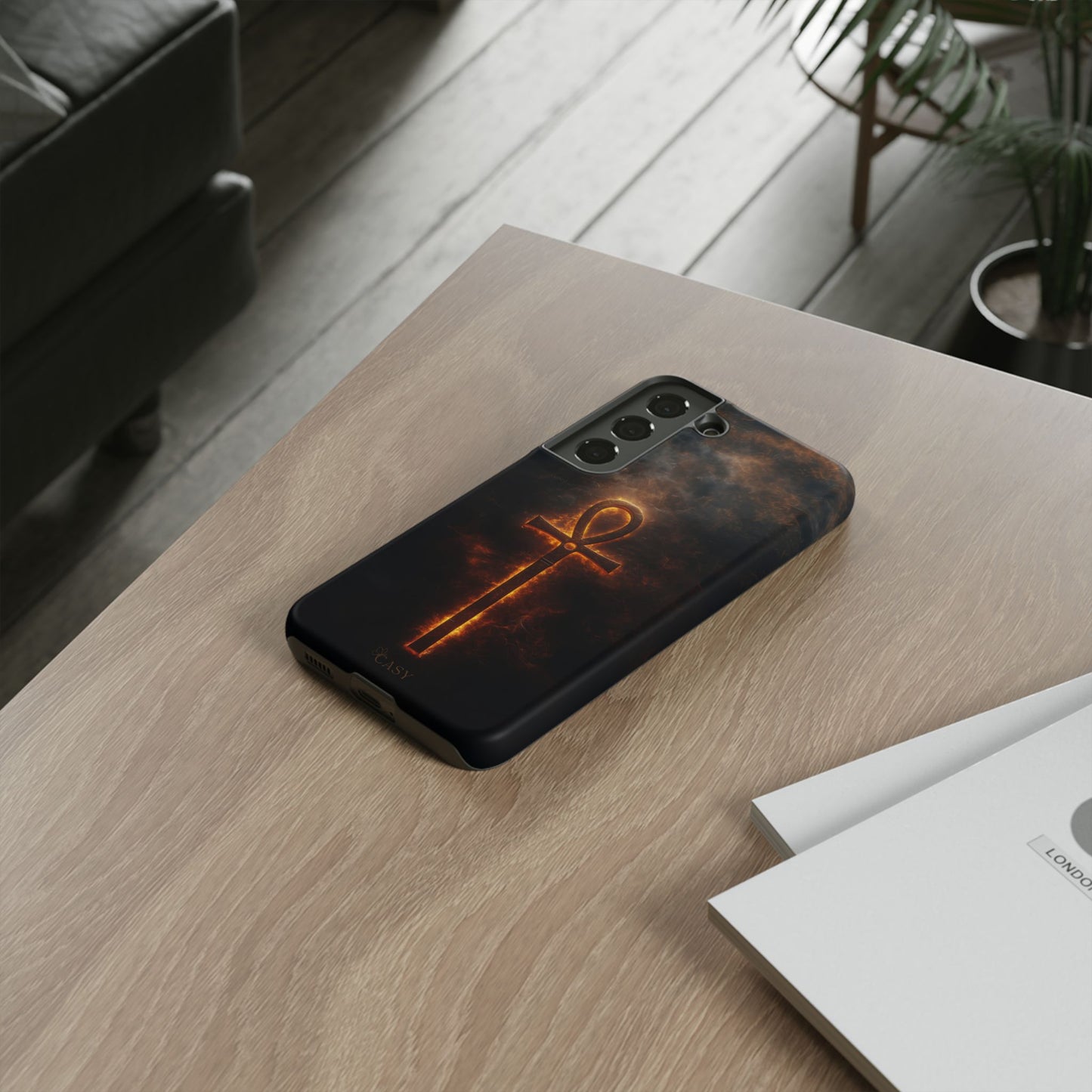 Burning Ankh | Mystic Phone Case