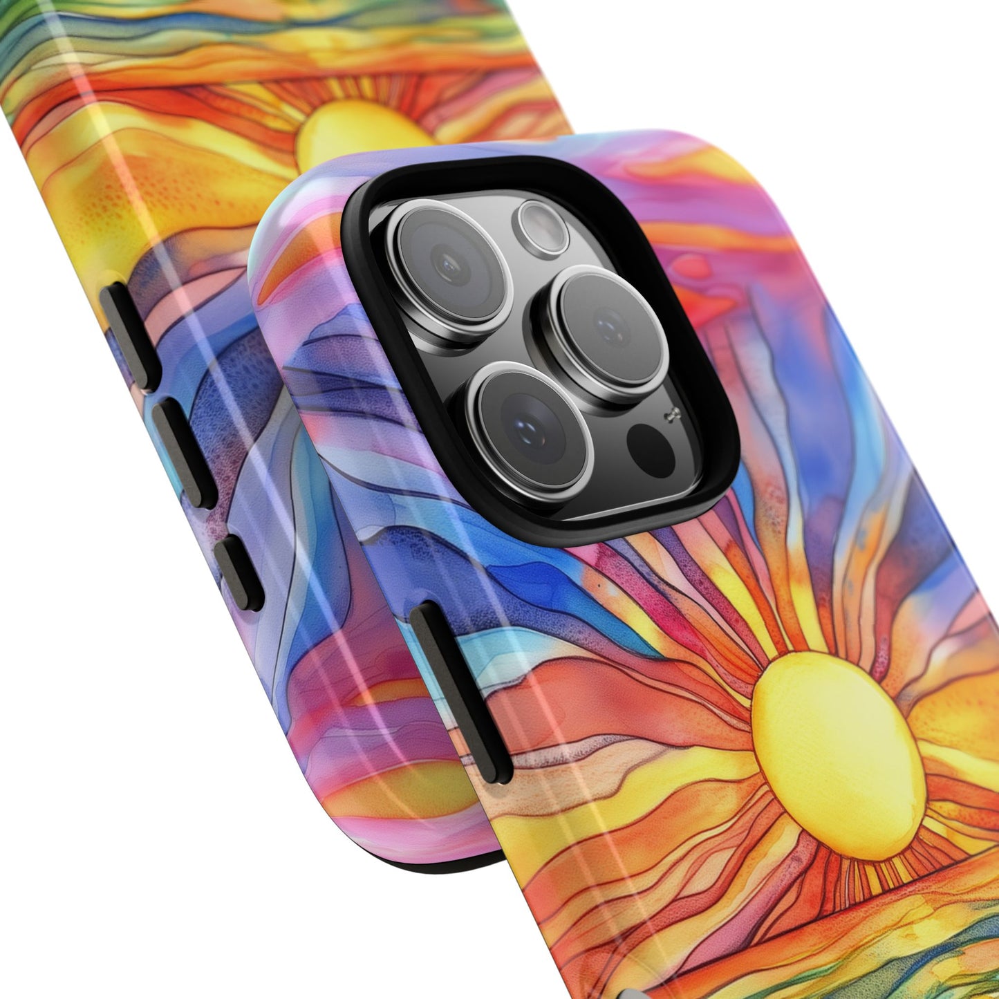 Celestial Tides | Vibrant Watercolor Phone Case