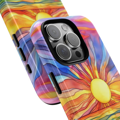 Celestial Tides | Vibrant Watercolor Phone Case
