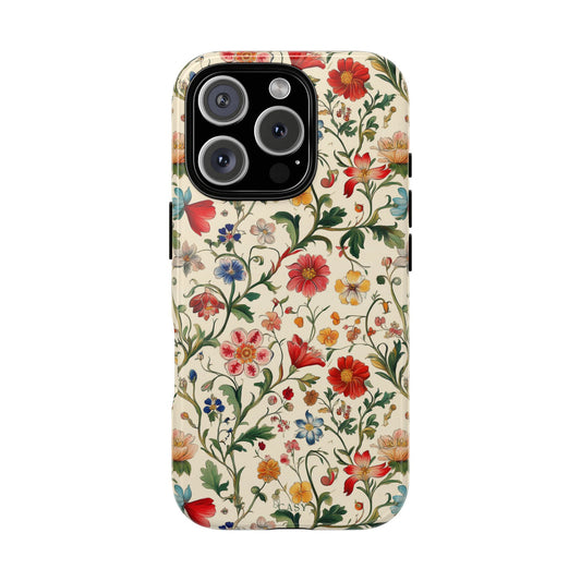 Victorian Meadow | Arts & Crafts Floral Phone Case