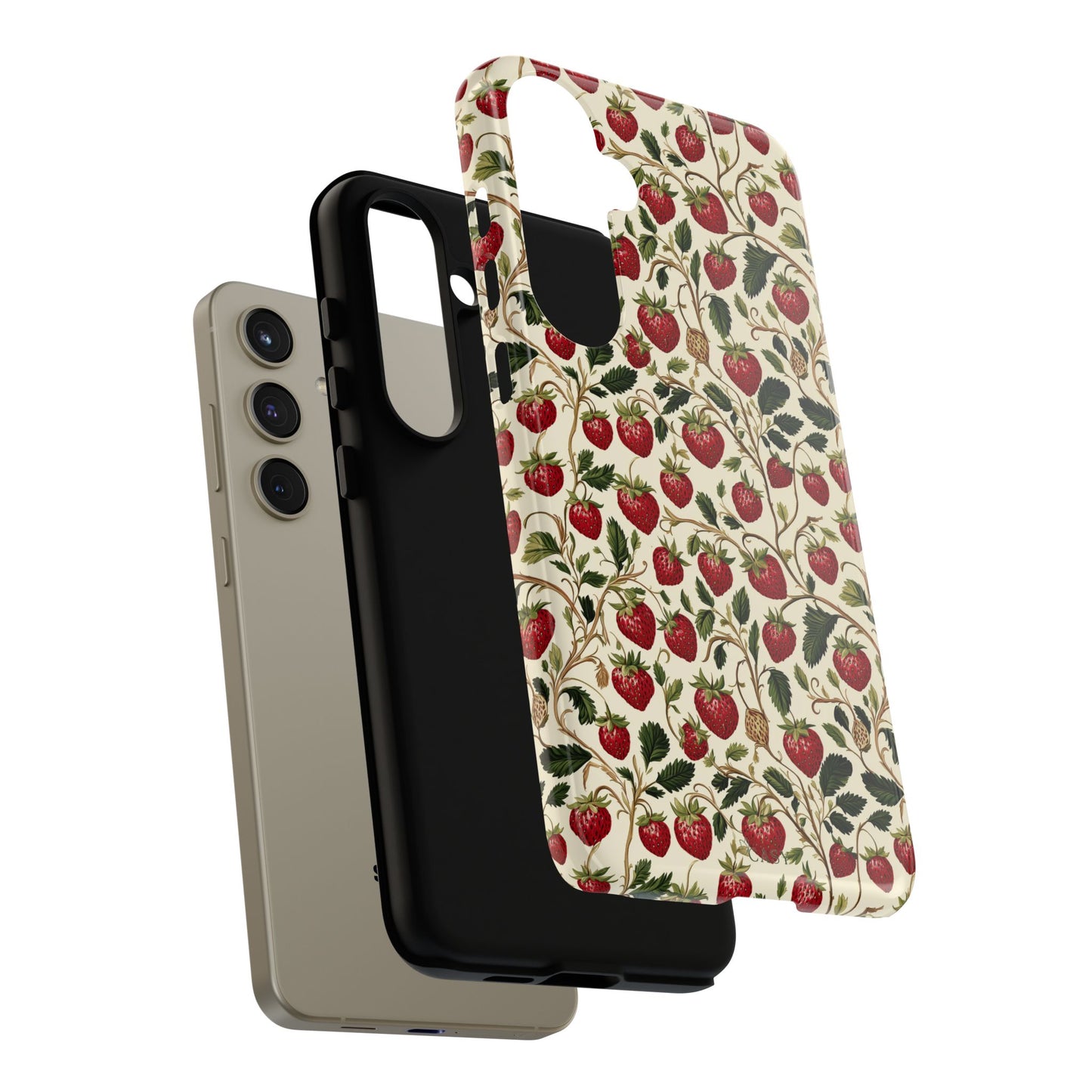 Enchanted Strawberry Patch | Botanical Phone Case