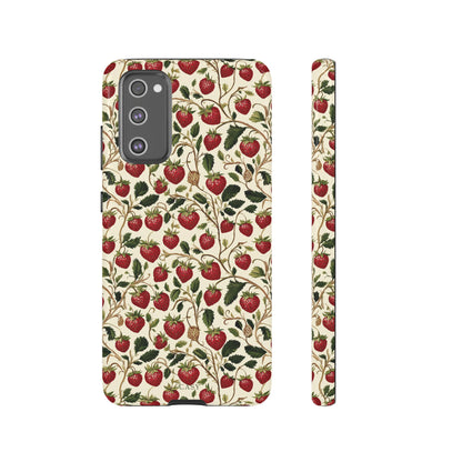 Enchanted Strawberry Patch | Botanical Phone Case