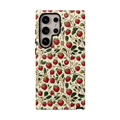Enchanted Strawberry Patch | Botanical Phone Case