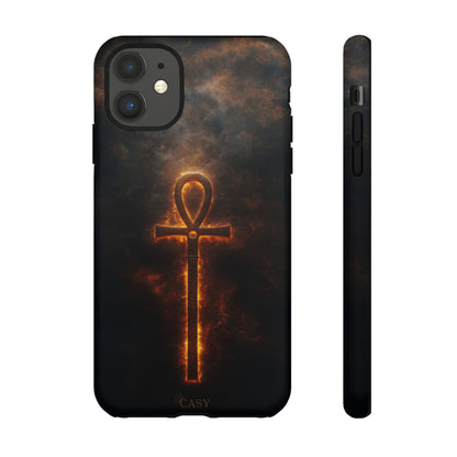 Burning Ankh | Mystic Phone Case