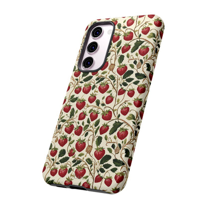 Enchanted Strawberry Patch | Botanical Phone Case