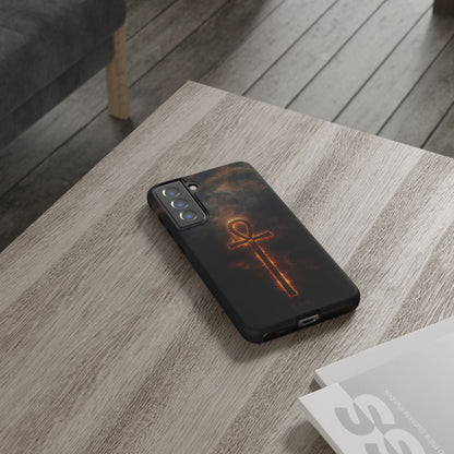 Burning Ankh | Mystic Phone Case