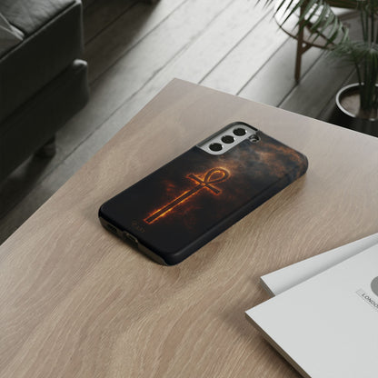 Burning Ankh | Mystic Phone Case