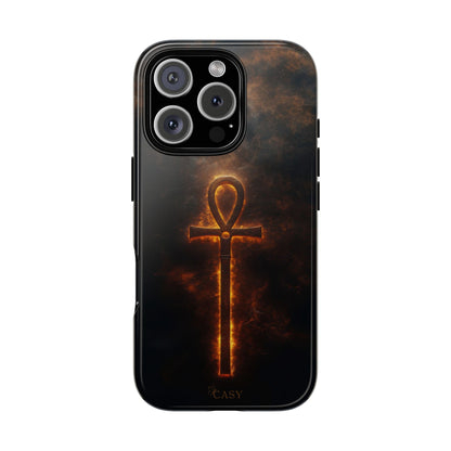 Burning Ankh | Mystic Phone Case