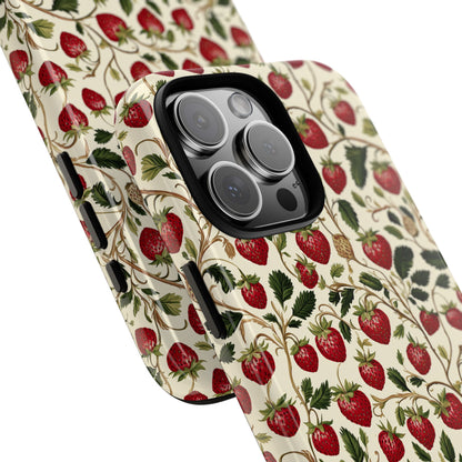 Enchanted Strawberry Patch | Botanical Phone Case