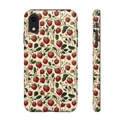 Enchanted Strawberry Patch | Botanical Phone Case