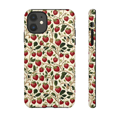 Enchanted Strawberry Patch | Botanical Phone Case