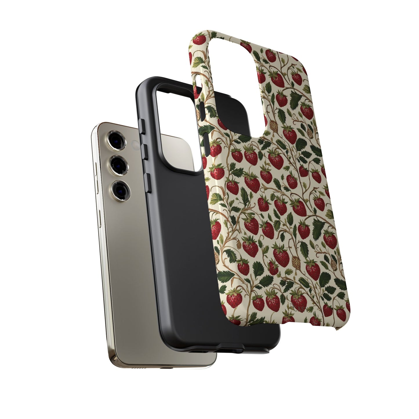 Enchanted Strawberry Patch | Botanical Phone Case