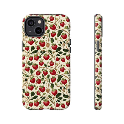 Enchanted Strawberry Patch | Botanical Phone Case
