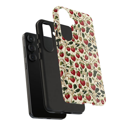 Enchanted Strawberry Patch | Botanical Phone Case