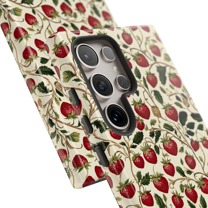 Enchanted Strawberry Patch | Botanical Phone Case