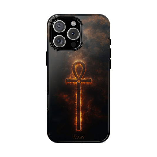 Burning Ankh | Mystic Phone Case