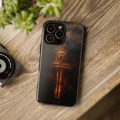 Burning Ankh | Mystic Phone Case