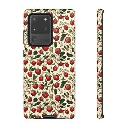 Enchanted Strawberry Patch | Botanical Phone Case