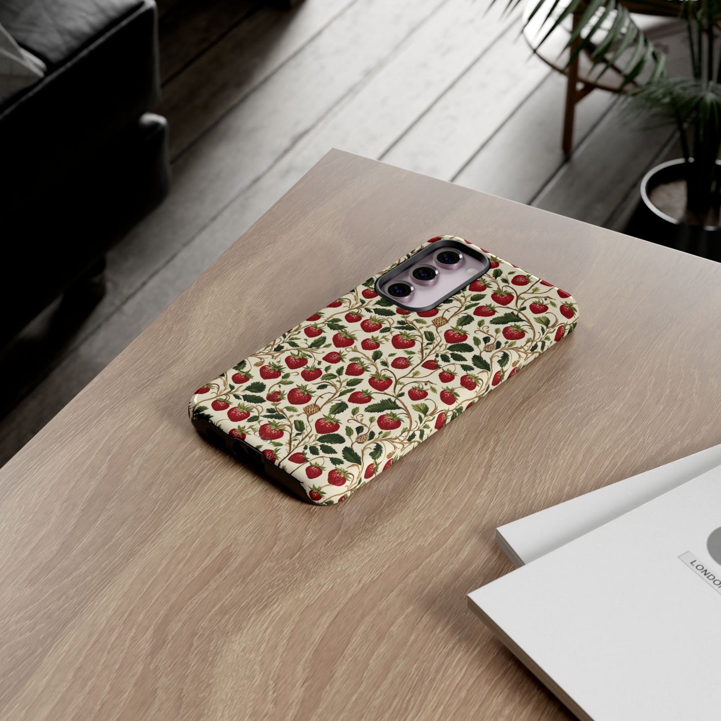 Enchanted Strawberry Patch | Botanical Phone Case