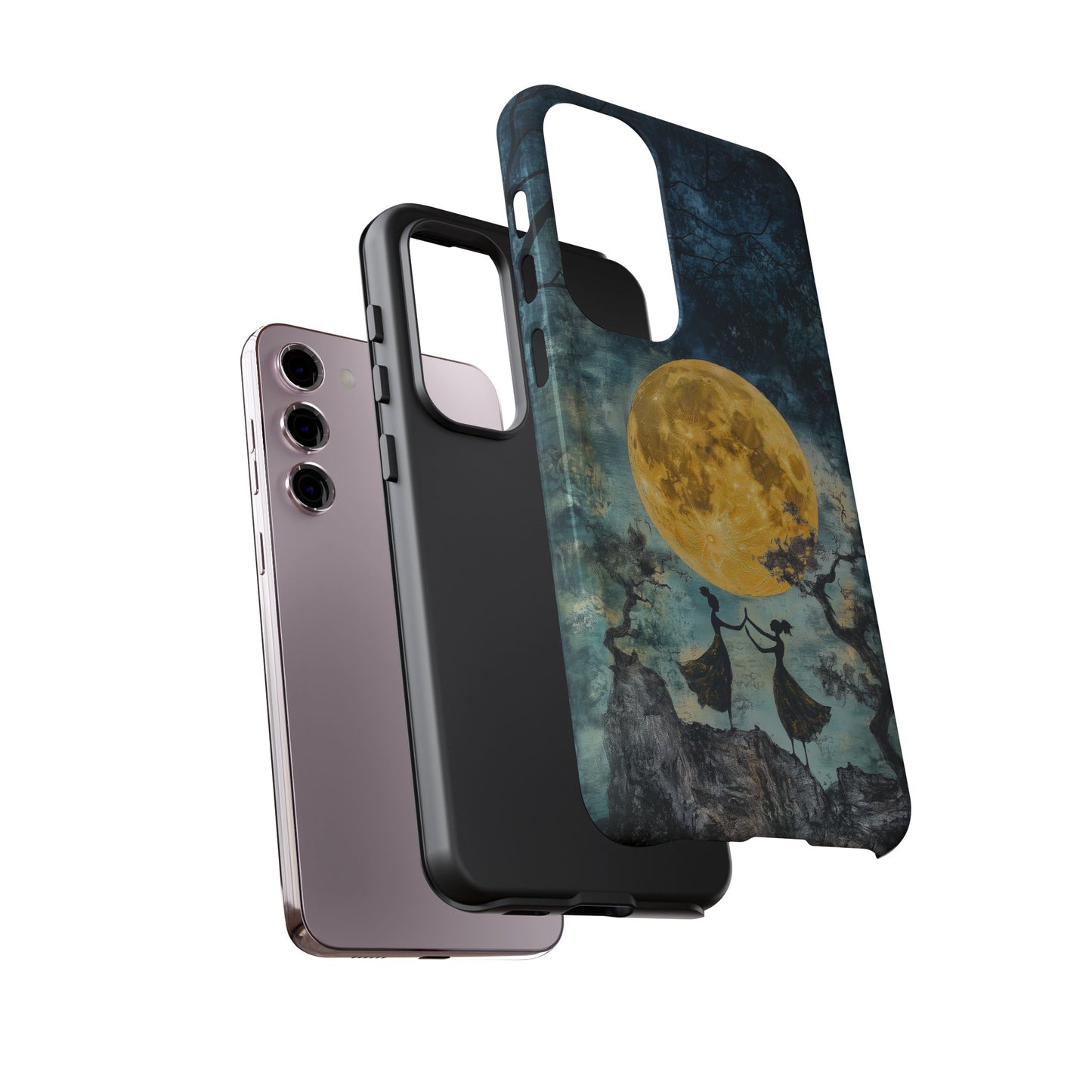 Moonrise Rendezvous | Moon Sisters Phone Case