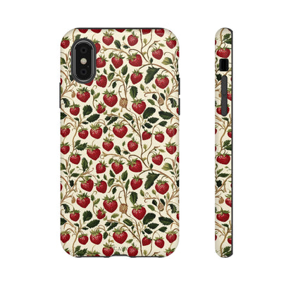 Enchanted Strawberry Patch | Botanical Phone Case