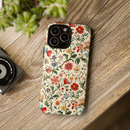 Victorian Meadow | Arts & Crafts Floral Phone Case
