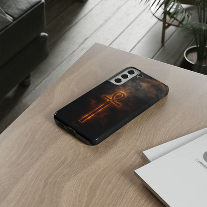 Burning Ankh | Mystic Phone Case