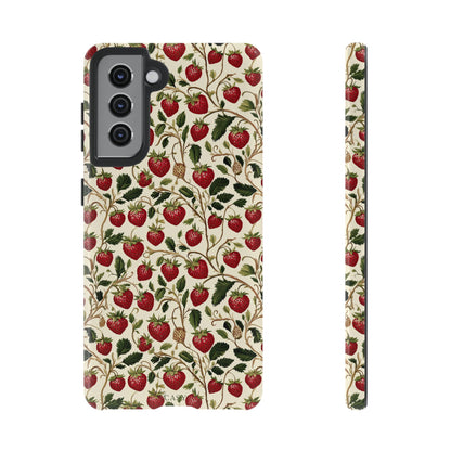 Enchanted Strawberry Patch | Botanical Phone Case