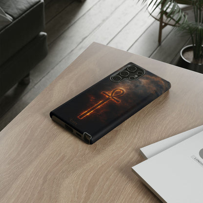 Burning Ankh | Mystic Phone Case