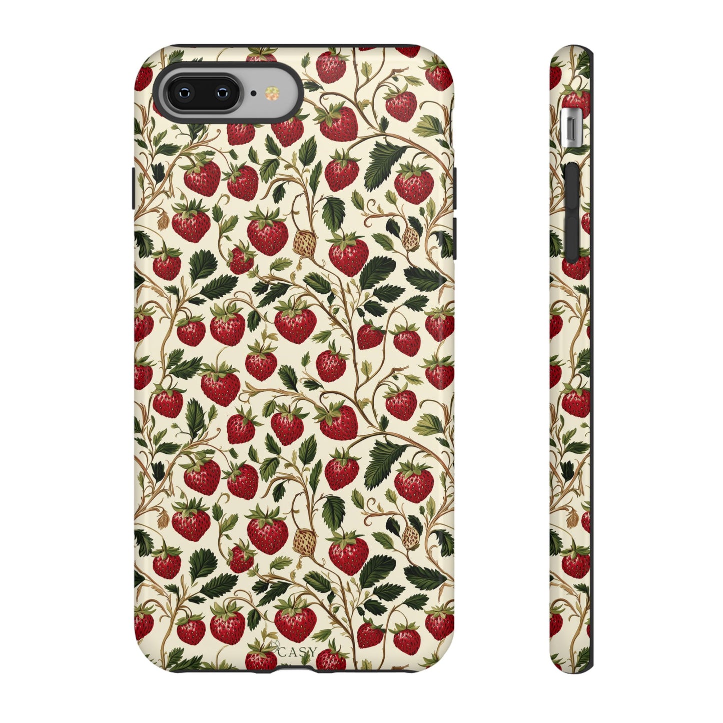 Enchanted Strawberry Patch | Botanical Phone Case