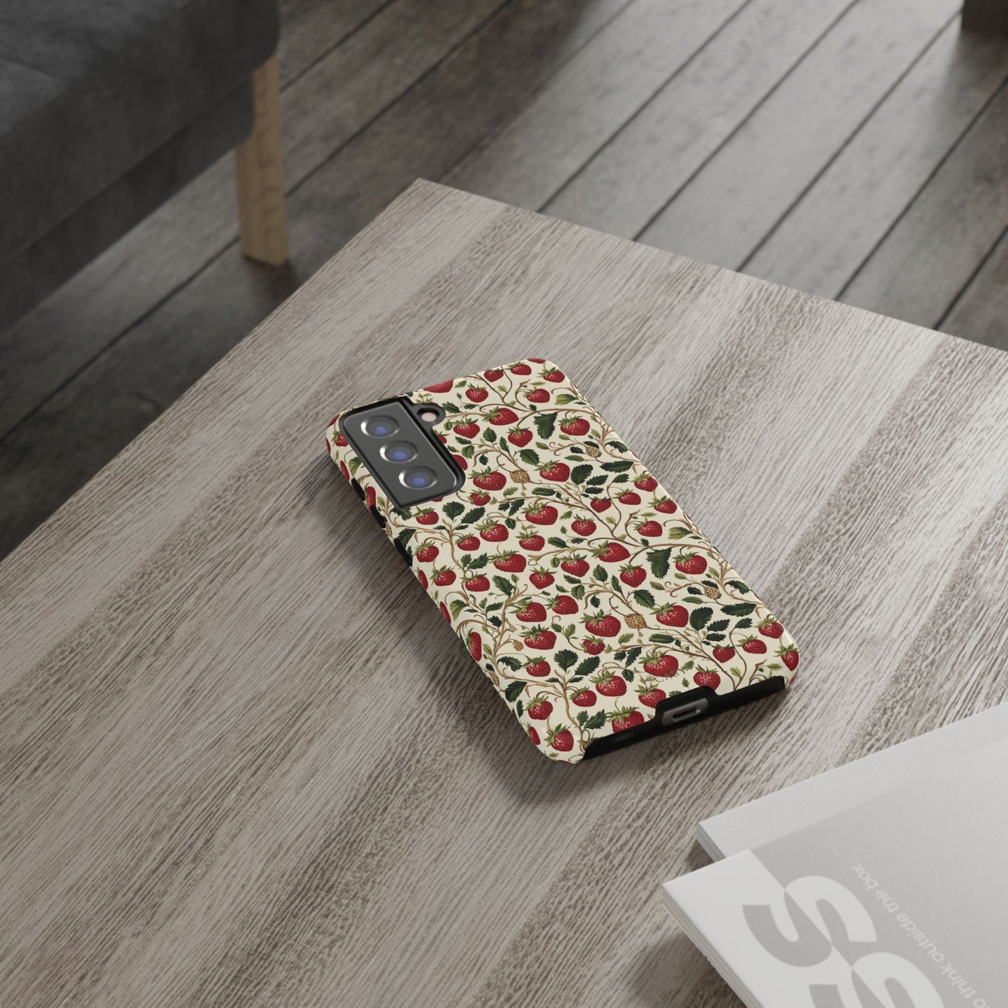 Enchanted Strawberry Patch | Botanical Phone Case