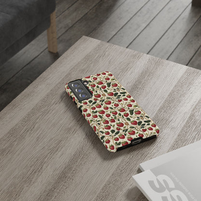 Enchanted Strawberry Patch | Botanical Phone Case