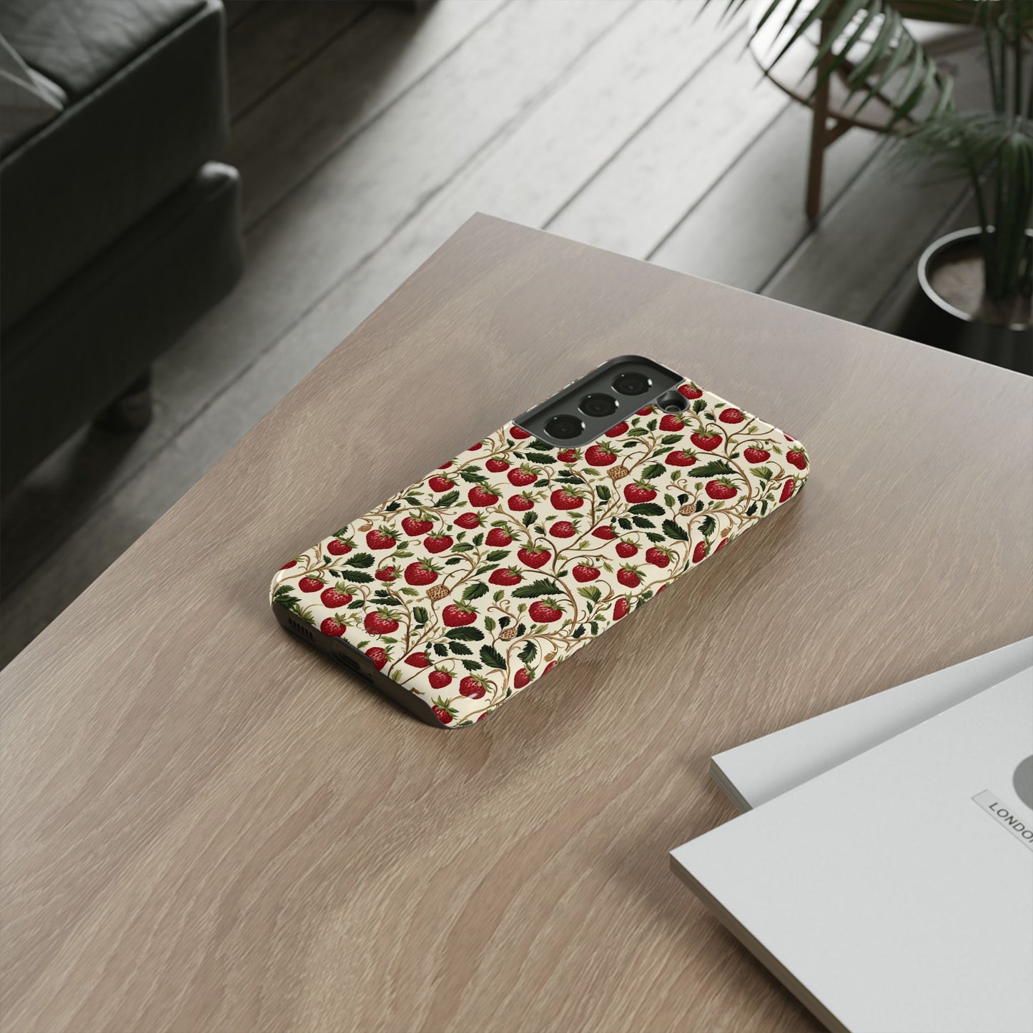 Enchanted Strawberry Patch | Botanical Phone Case